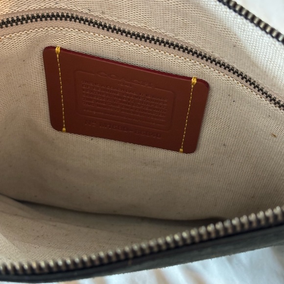 Coach Suede Fringe Turnlock Clutch 86480 - Picture 12 of 14